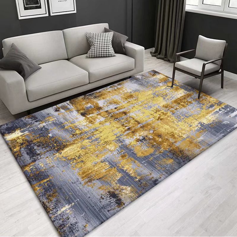 Simple Modern Minimalist Style Carpet Living Room Coffee Table Rug Bedroom Full Bedside Mat Rectangular Home Rug