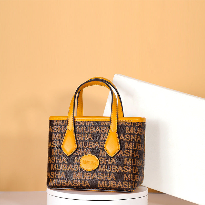 Women's Trendy Fashion New Crossbody Bag Retro Personality Stylish Mini Simple Monogram Handbag