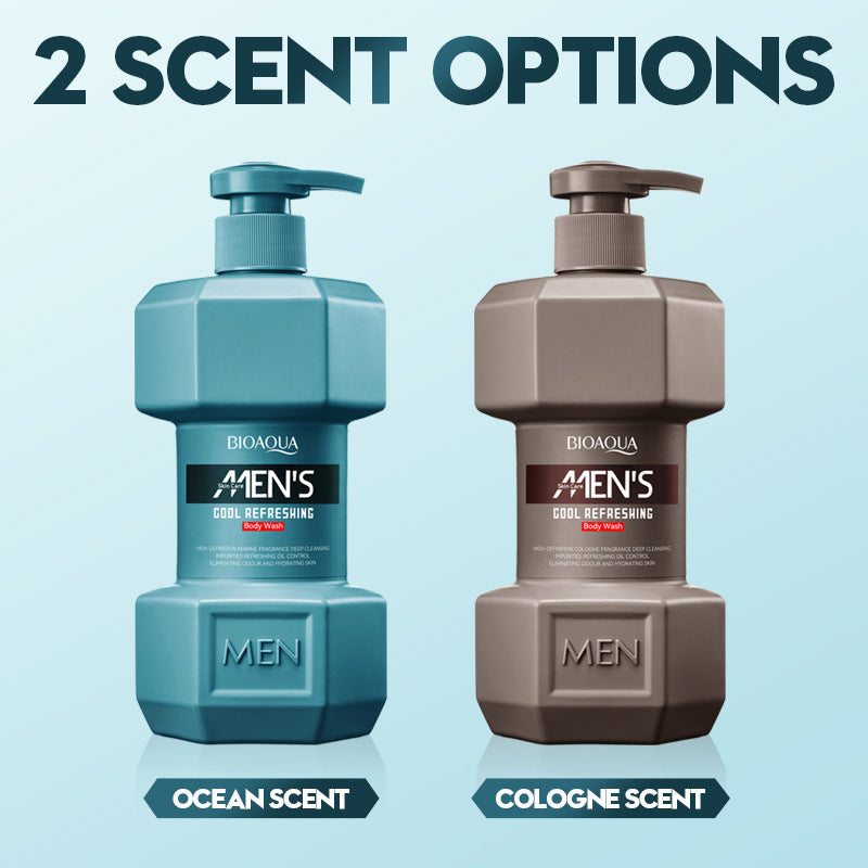 Men's Ocean Refreshing Fragrance Shower Gel BIOAOUA  foreign trade wholesale of cleansing body wash
