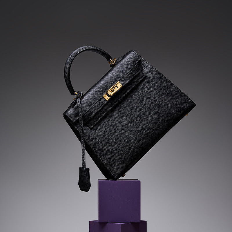 European and American Light Luxury Kelly Bag for Women, Niche Versatile Shoulder Fashion Women's Bag, Trendy Large Capacity Handbag and Crossbody Bag for Women