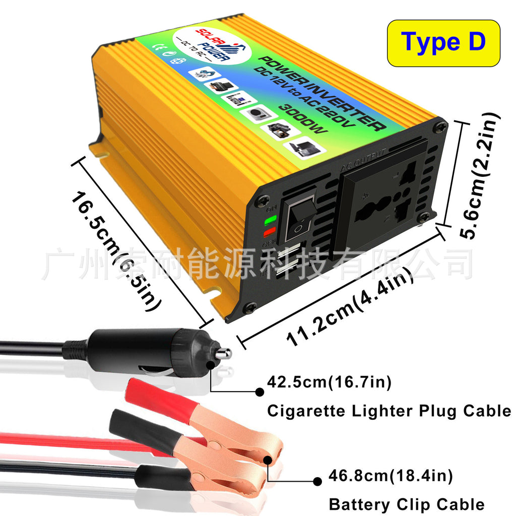 12V Solar Energy Kit System：Inverter 30A Controller 18W Solar Panel Solar System