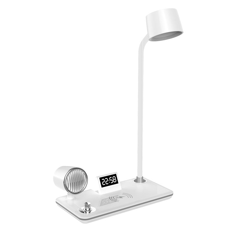 Creative Gift Night Light Multifunctional Desk Lamp Bluetooth Speaker Smartphone Wireless Charging Desk Lamp Atmosphere Light