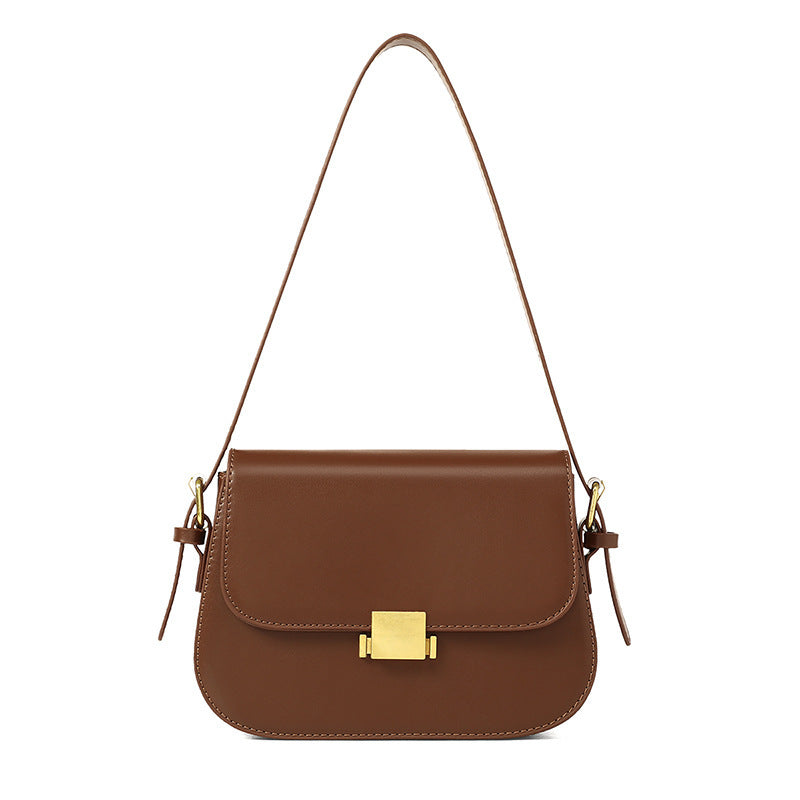 Light Luxury Niche Design Underarm Bag for Women2024Trendy New Spring and Autumn Fashion Tofu Bag Single Shoulder Crossbody Bag