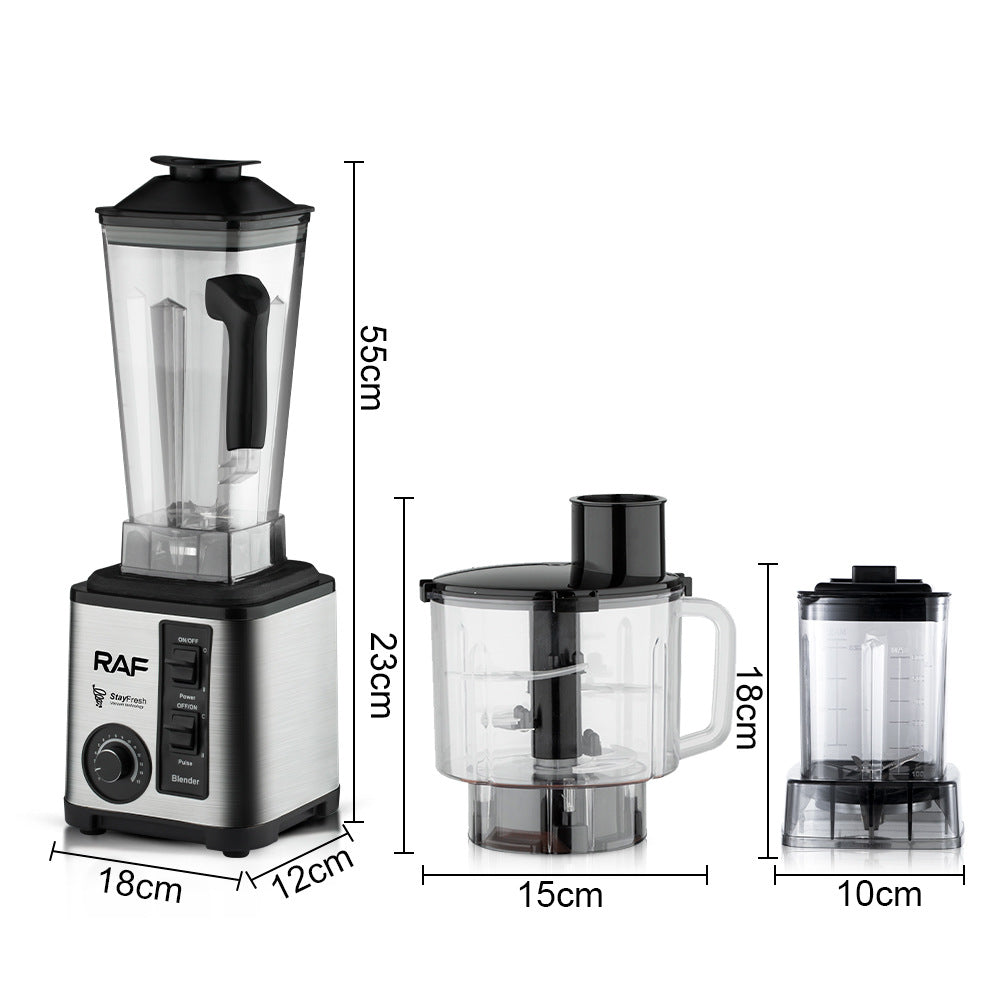 RAF European Standard Multifunctional Household Food Processor Meat Grinder Grinder Powder Grinder 3-in-1 Juicer