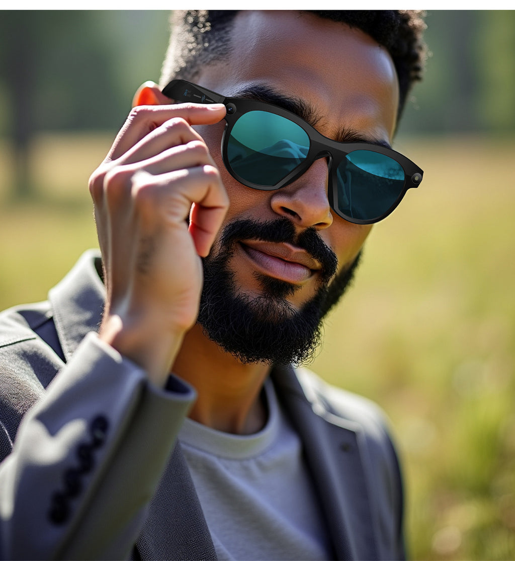 M88Smart Glasses200100 Megapixel Camera with Image Stabilization1080P Video Recording AI Simultaneous Translation Character Recognition