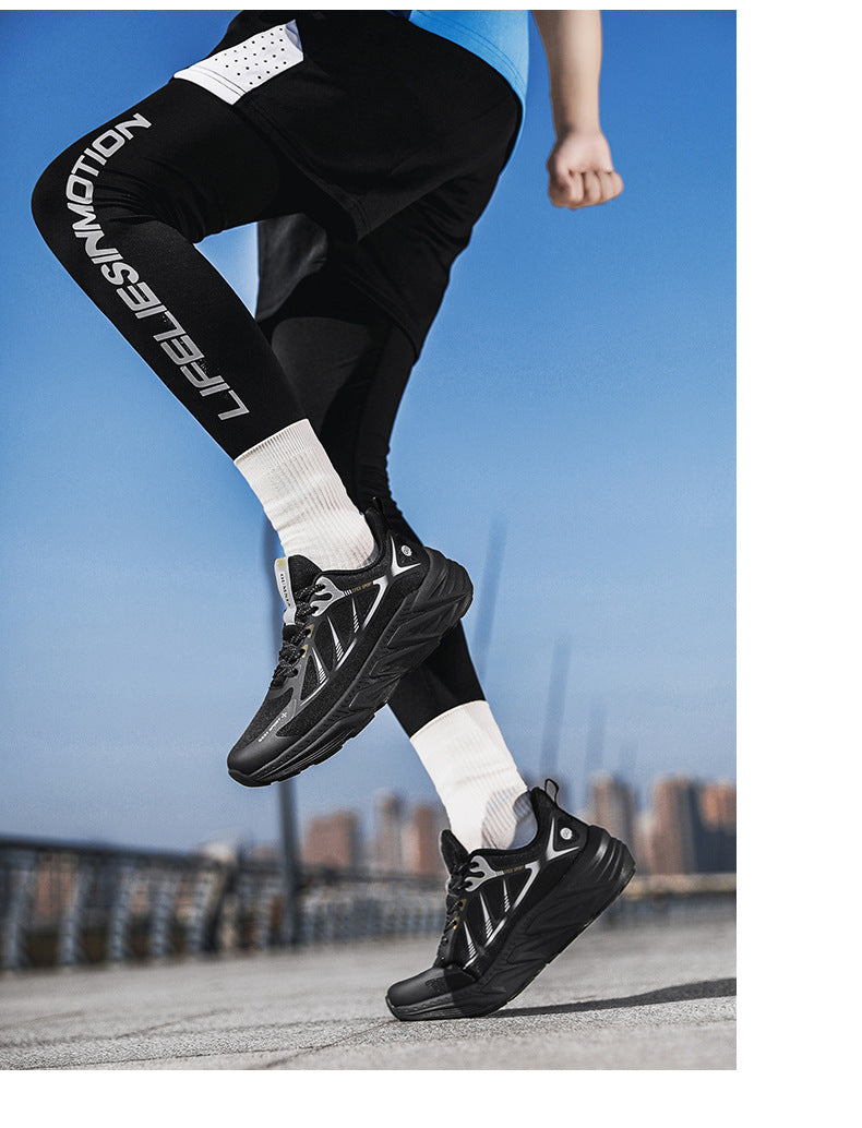 New Foreign Trade Running Shoes for Men and Women, Couple Style, Large Size, Versatile Marathon Outdoor Casual Cycling Jogging Sports Shoes