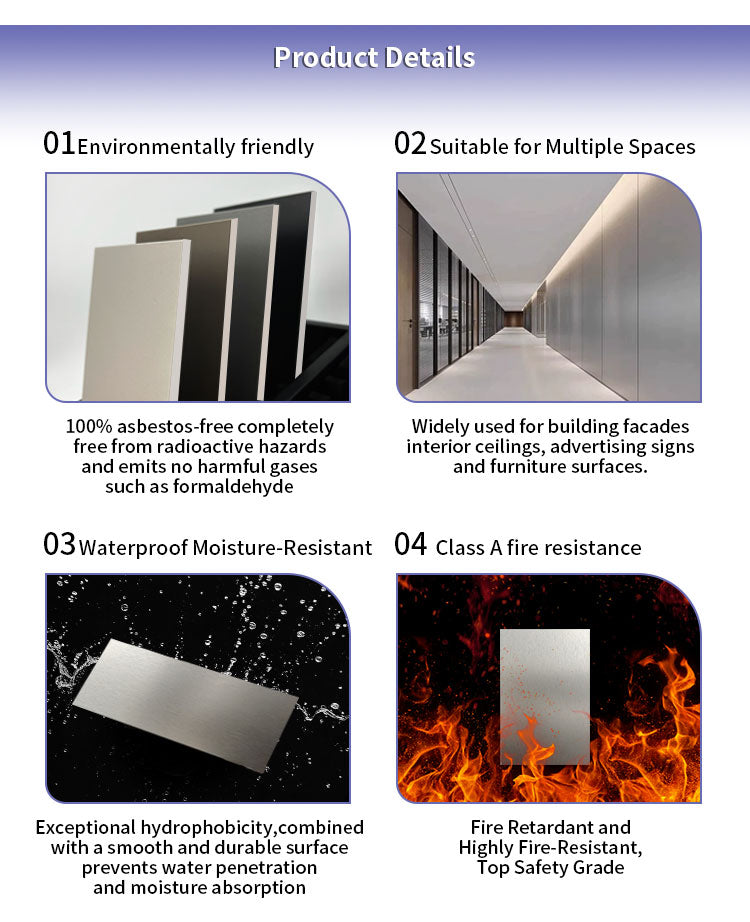 Customizable Grade Fireproof Aluminum-Plastic Wall Panels for Interior Decoration Hospitals Bedrooms Bathrooms Outdoor