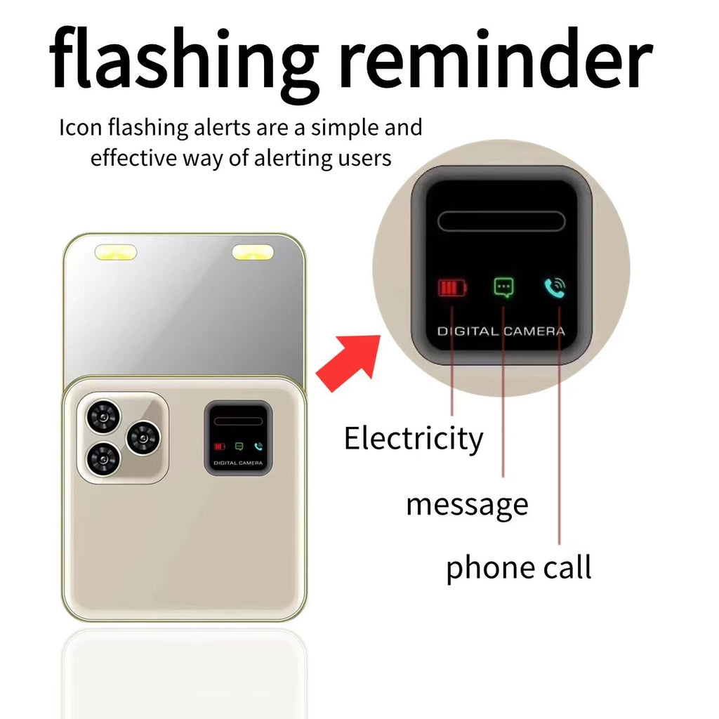 New Rotating Slide Mini Phone High Appearance Pocket Women's Personalized Phone Elderly Button Phone