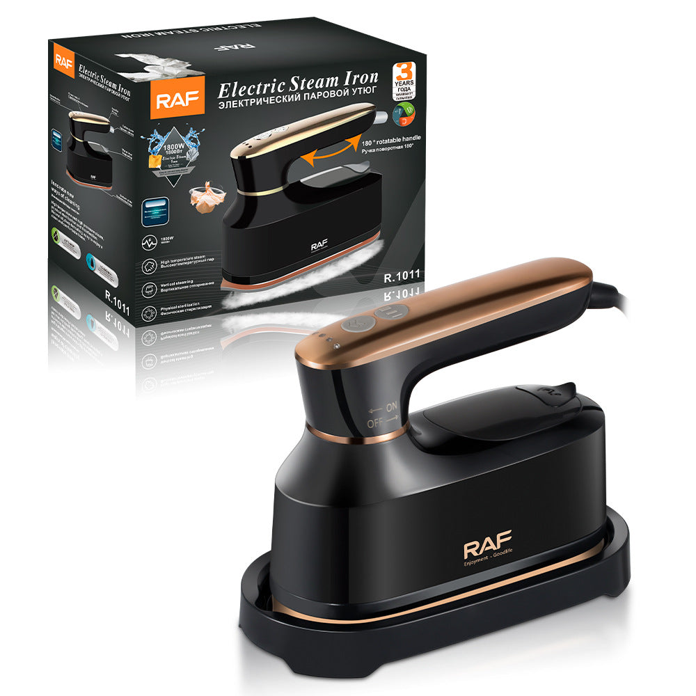 RAF European Standard Portable Garment Steamer for Home, Business Trips, and Travel, Handheld Steam Iron, Mini Iron