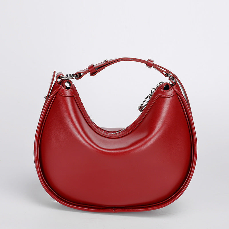 Niche Design Crescent Bag Style Underarm Bag2024New Simple Versatile Fashion Single Shoulder Crossbody Bag