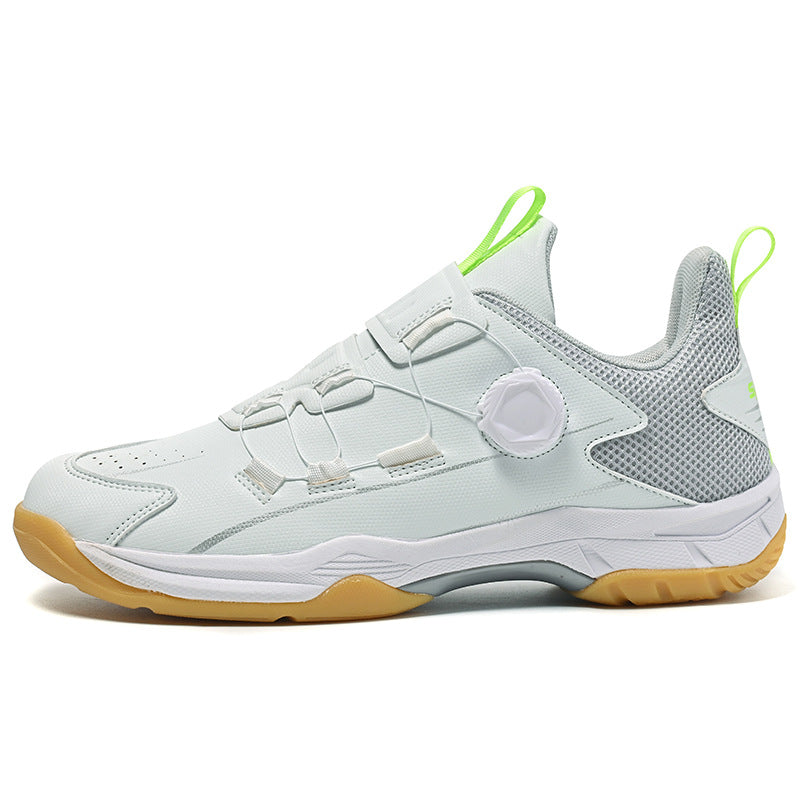Men's Wear-Resistant Badminton Shoes Sports Shoes Large Size Couples Anti-Slip Shock Absorption Sneakers Women Breathable Lightweight Sports Shoes