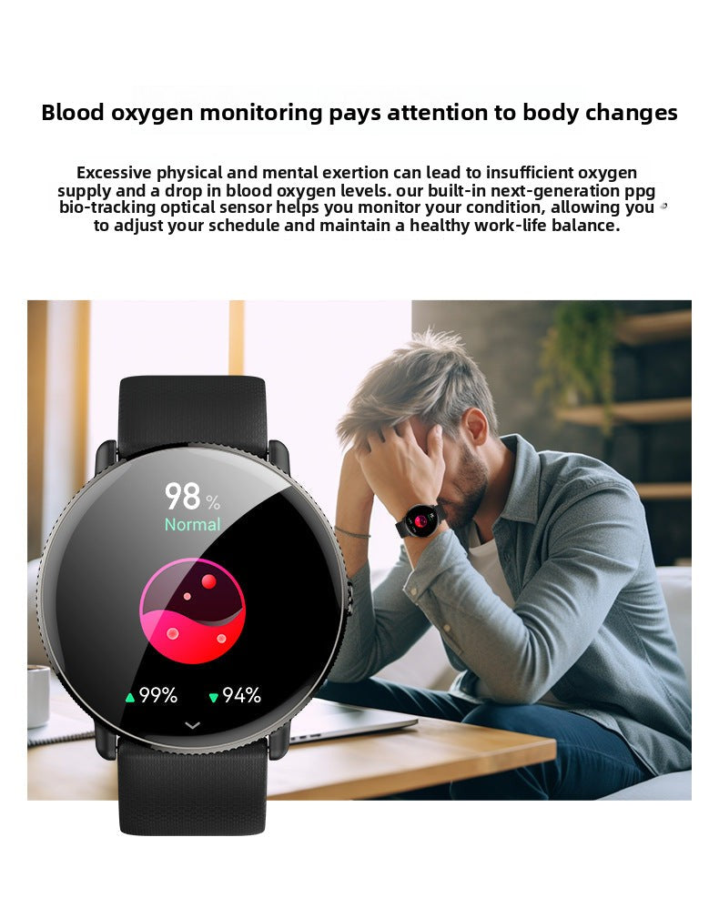 S61Smart Watch1.43inch Bluetooth call heart rate pedometer sleep monitor IP68Deep Waterproof Sports