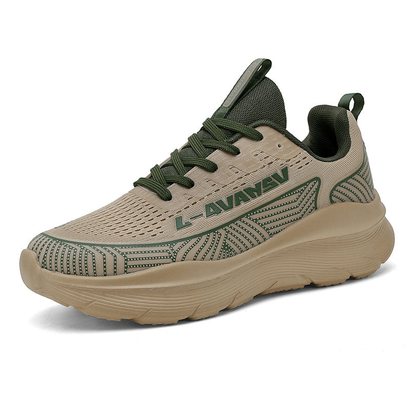 Autumn Breathable Casual Versatile Sports Shoes for Teenagers, Ultra-light Shock-absorbing Dad Trendy Shoes, Travel Hiking Shoes with Cushioning