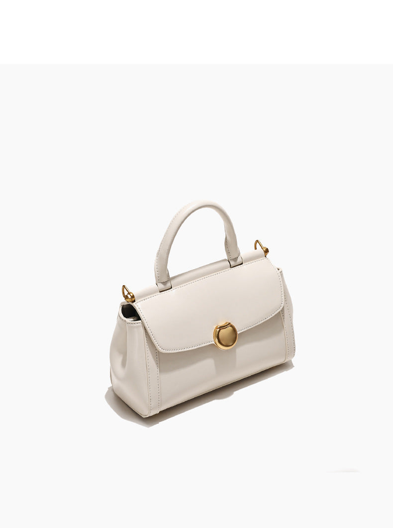 Vintage Simple Small Square Bag2025New Korean Style Personality Single Shoulder Bag Casual Crossbody Bag High-end Niche Handbag