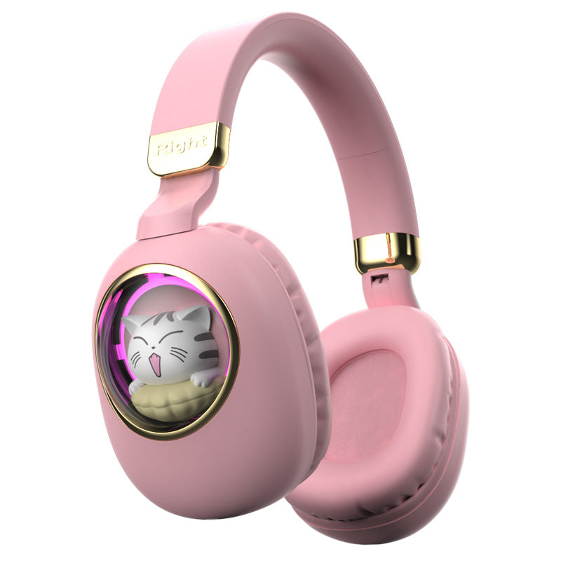 Wireless Headset Bluetooth Earphones Long Battery Life Student Children Cute Cartoon Gaming Headset
