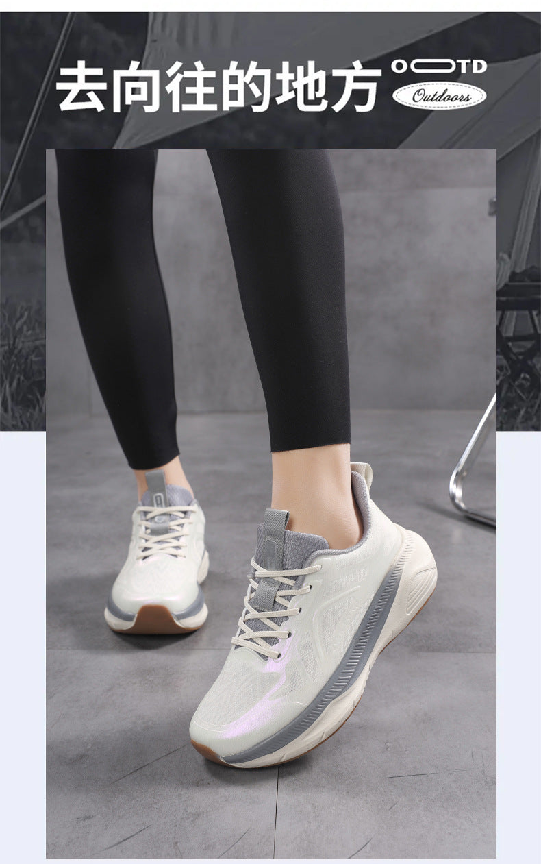 Professional Running Shoes for Men and Women, Spring and Summer New Soft Sole, Lightweight, Shock Absorption, Breathable, Jump Rope, Non-Slip, Marathon Walking Shoes