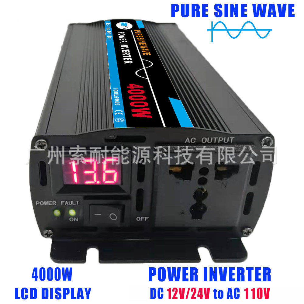 800W Sine Wave Inverter DC12V/24V Turn AC110V120VWish Shopee Platform Export