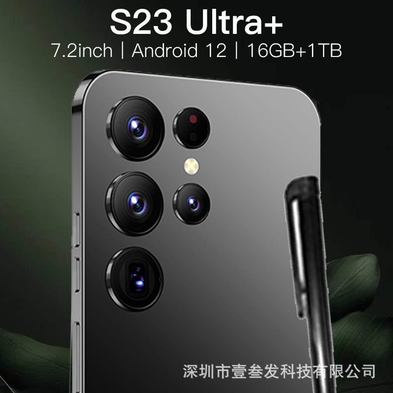 S23 Ultra Popular(2+16G) 7.3Inch4G All-in-One New Smartphone Factory