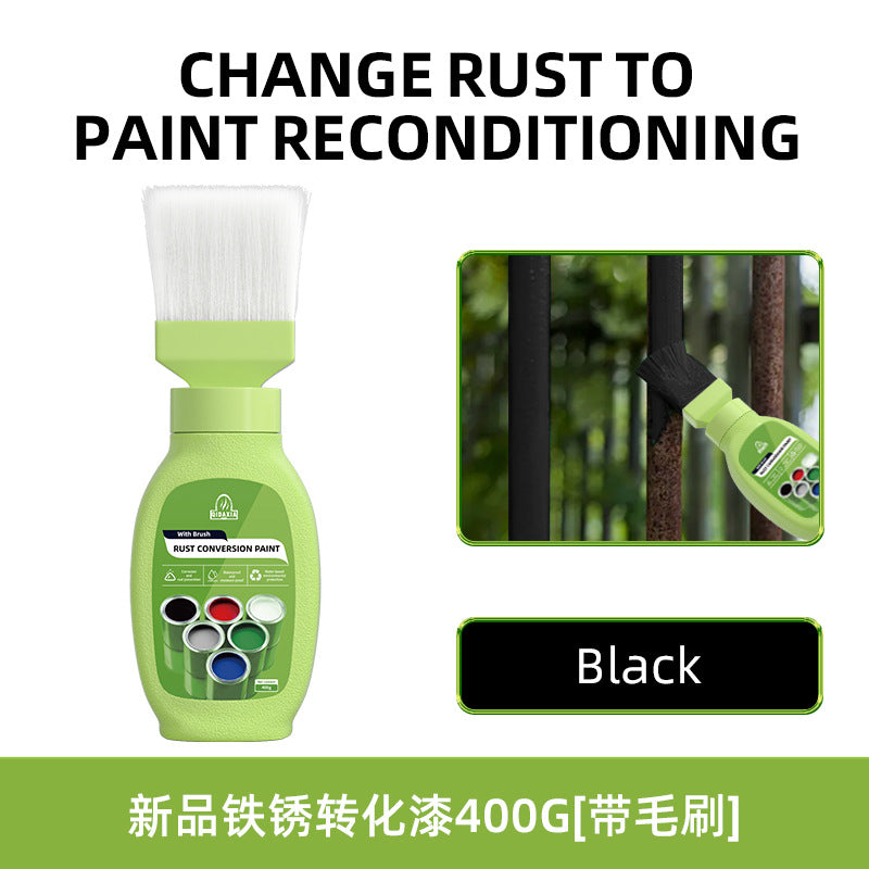 Water-based Anti-rust Paint Metal Paint Rust-free Rust Conversion Paint Color Steel Tile Renovation Rust Fixing Agent Multi-color Industrial Paint
