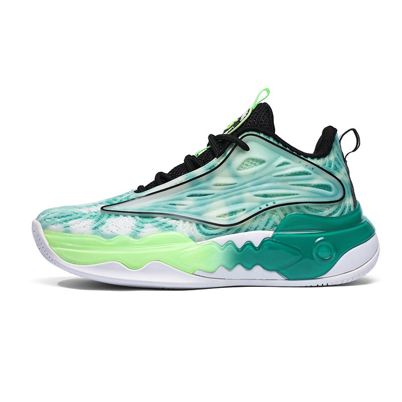 Luminous New Non-Slip Wear-Resistant Fashionable Sports Basketball Shoes Trendy Street Practical Sneakers Student Training Sports Shoes