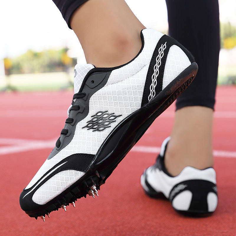 New Professional Track and Field Shoes for Men and Women, Students, Teenagers, Running, Standing Long Jump, Hurdles, High Jump, Spikes, Physical Education Shoes