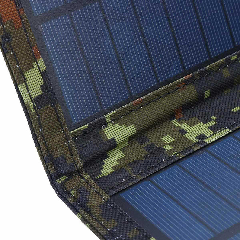 E-commerce 15W 5V USB Output Portable Solar Panel Outdoor Hiking Camping Solar Folding Bag