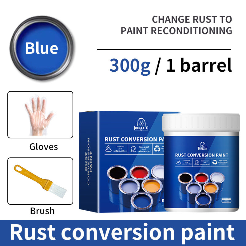 Metallic Paint Rust Conversion Paint Color Steel Tile Renovation Rust Fixing Paint Multi-color Water-based Anti-rust Paint Anti-corrosion Anti-rust Paint