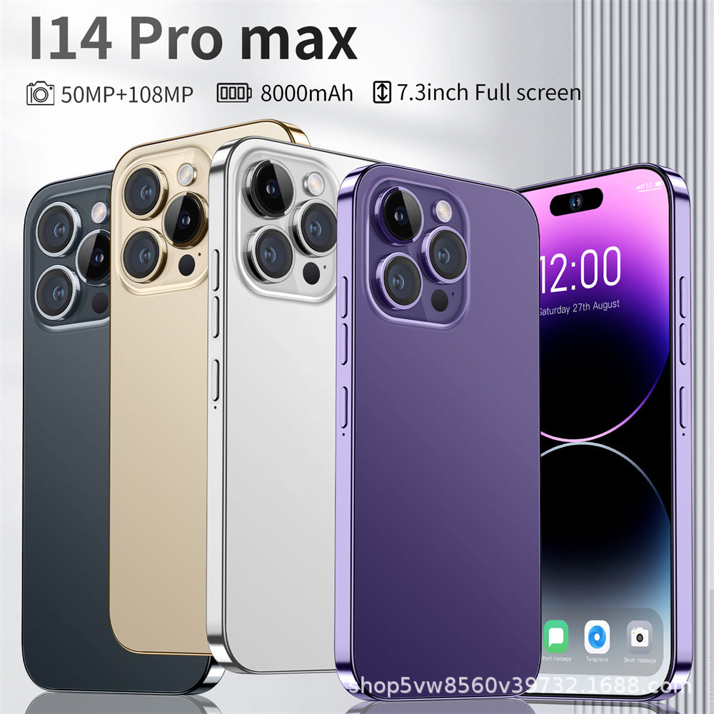 Specially designed for mobile phones i14ProMax Large Screen7.3inch phone16+1TB Source Factory Straight Hair