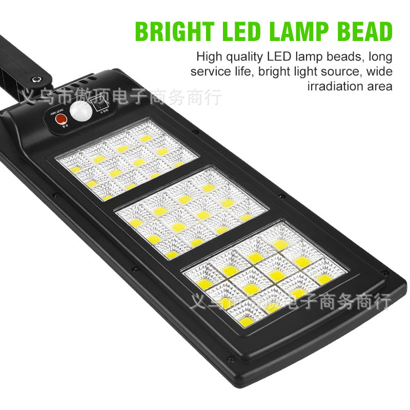 Outdoor Solar Lights LED Wall Lamp Human Body Induction Street Light Waterproof Garden Light Remote Control Courtyard Light Wall Lamp