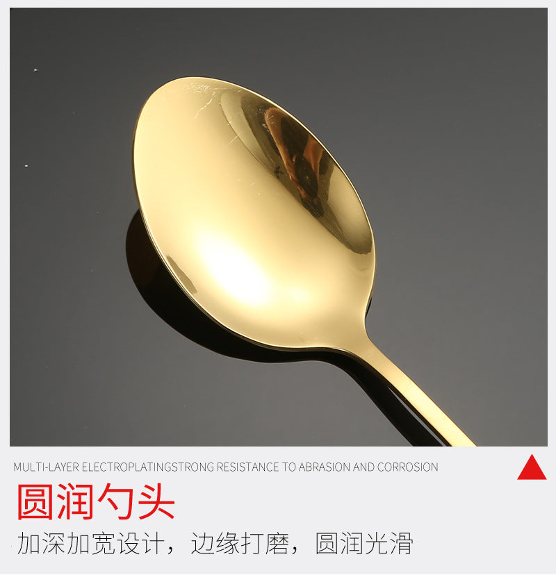 Stainless Steel Cutlery Restaurant Western Steak Knife Fork Imitation Marble Pattern Ceramic Handle Knife Fork Spoon Tea Spoon Tea Fork Set