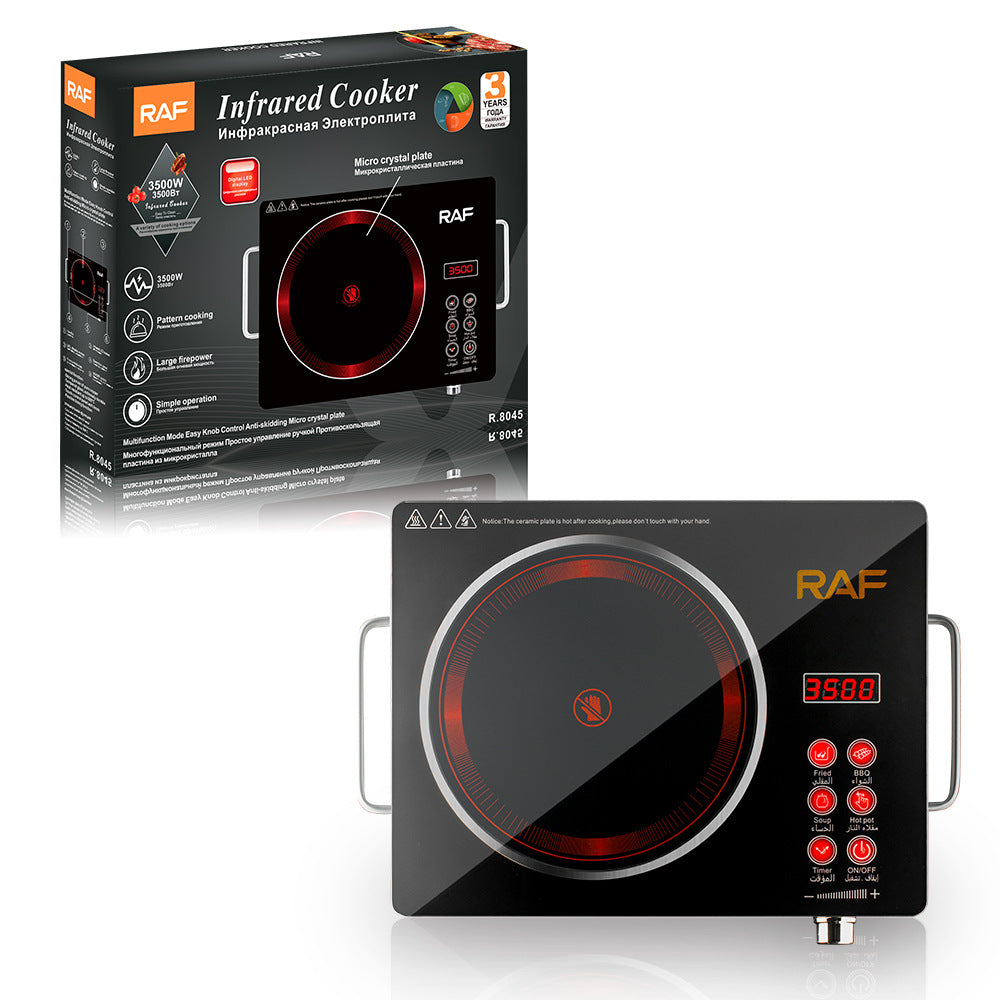 RAF European Standard Electric Ceramic Stove for Home Use, Multi-Functional High-Power Stir-Fry Hot Pot Induction Cooker, Countertop Electric Stove for Stir-Frying and Cooking