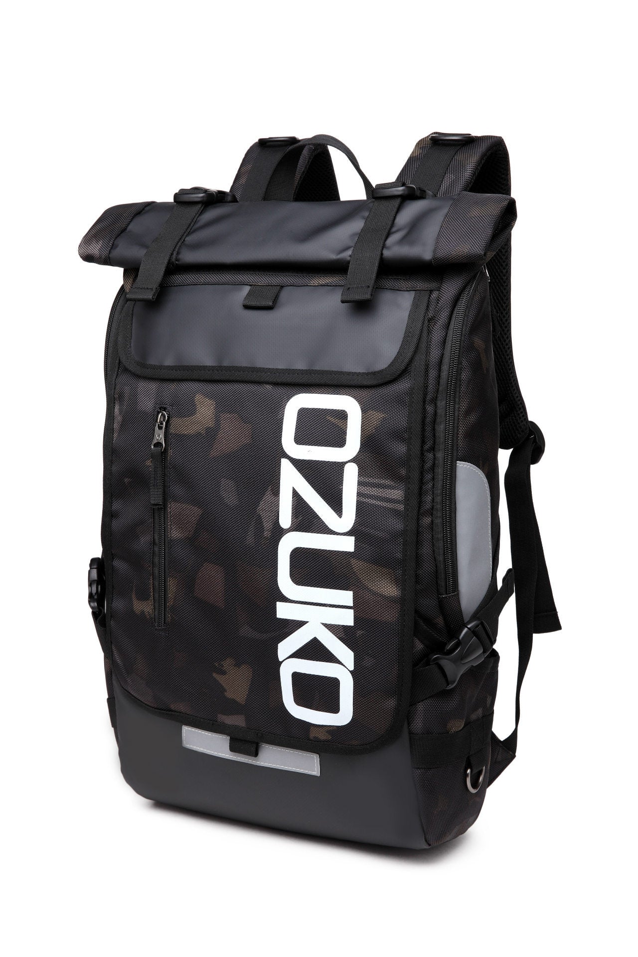 Trendy Brand Backpack for Men, College Student Bag, Oxford Cloth Laptop Backpack, Business Commuting Casual Men's Backpack