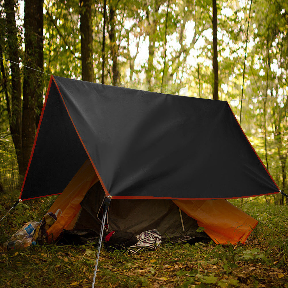 Japanese Moisture-Proof Picnic Mat Tent Thickened Waterproof Double-Sided Silicone Coated Camping Mat Outdoor Supplies Camping Cloth