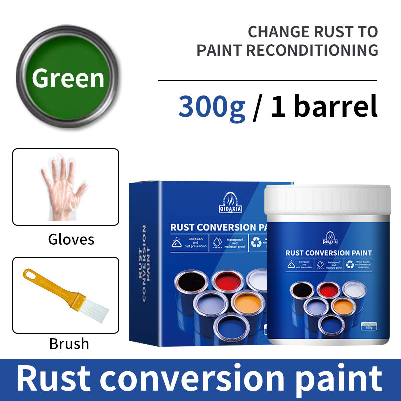 Metallic Paint Rust Conversion Paint Color Steel Tile Renovation Rust Fixing Paint Multi-color Water-based Anti-rust Paint Anti-corrosion Anti-rust Paint