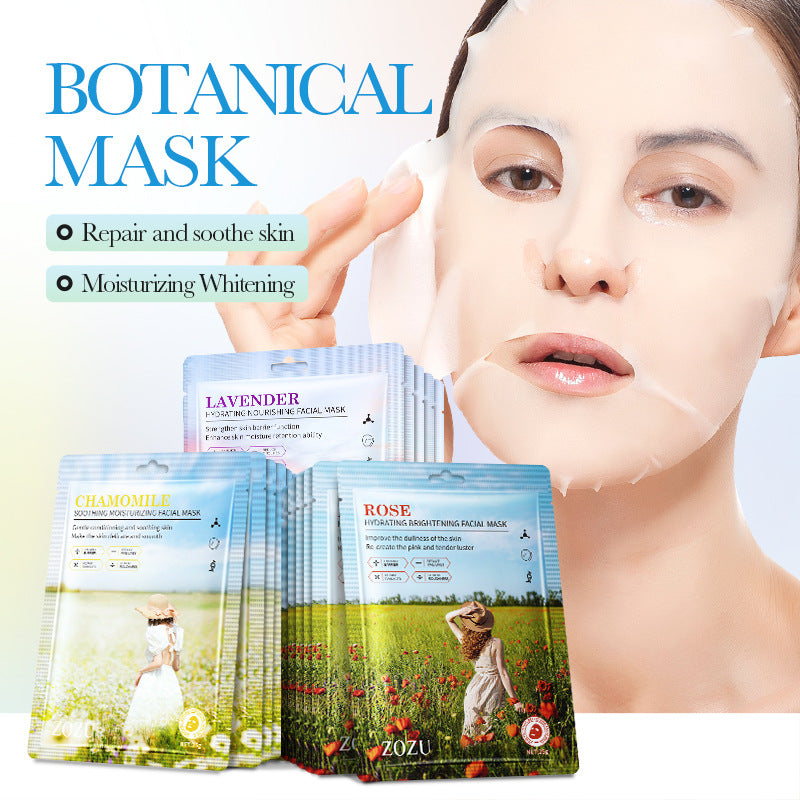 Plant Face Mask25g ZOZU Lavender Hydrating Moisturizing Chamomile Cross-Border Enmu Wholesale