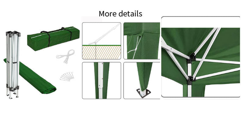 Four-corner Folding Tent3*3Camping Exhibition Leisure Tent Outdoor Beach Sunshade Pavilion Export Wholesale