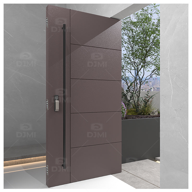 Factory Directly Supply Hot Residential Security Pivot Door Steel Entrance Eecurity Door