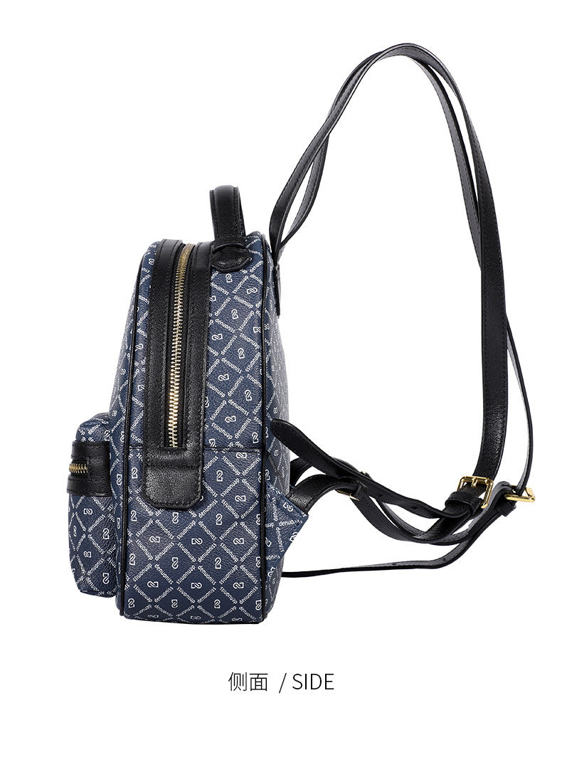 Trendy Fashion Bag for Women New Printed Handbag Retro Personality Stylish Color-Block Simple Shoulder Bag for Women