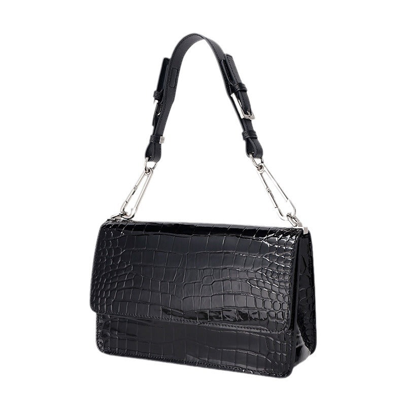 European and American Retro Trend Underarm Women's Bag Crocodile Pattern Single Shoulder Bag Versatile Fashion Crossbody Women's Bag