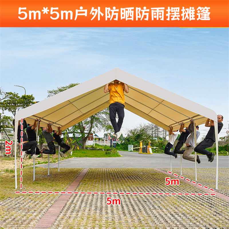 Customizable Advertising Internet Celebrity Tent for Night Market Stall Use, Four-Corner Rain Shelter, Sun Protection Car Tent, Outdoor Commercial Sunshade