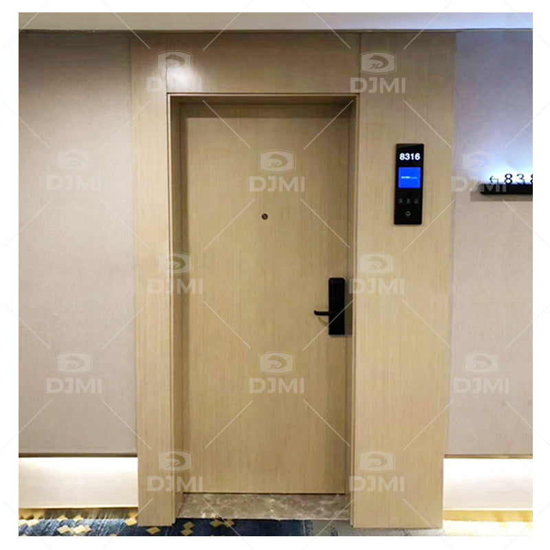 Guangdong Daji Commercial Fire Rated Door Interior Wooden Fire Door for Hotel Room Fireproof Hotel Room Door Fire Rated Hotel