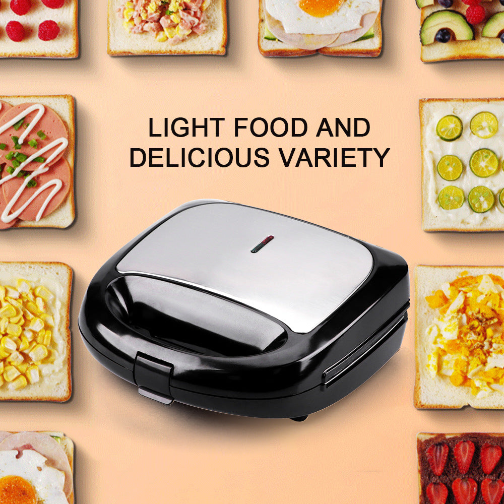 European Standard 3-in-1 Household Sandwich Maker Toaster Stainless Steel Multifunctional Breakfast Sandwich Maker