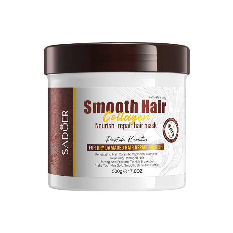 Collagen Smooth Hair Mask SADOER Nourishing and Fluffy Hair Conditioner Cross-Border Wholesale