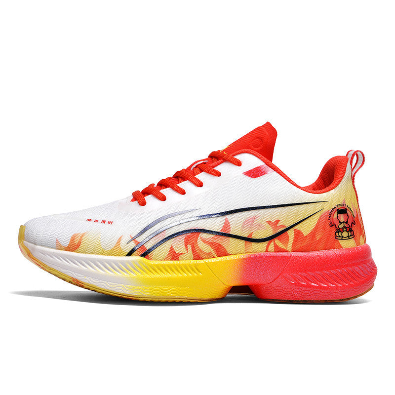 Autumn New Parent-Child Nezha Ao Bing Fashion Casual Sports Shoes Popcorn Carbon Plate Lightweight Comfortable Running Shoes