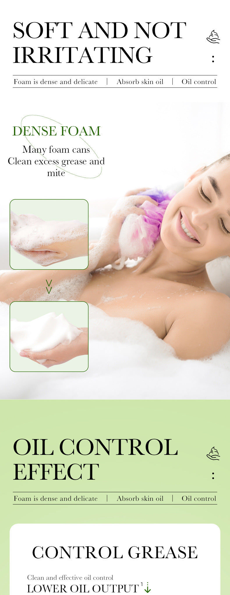 Bamboo Charcoal Soap100g ZOZU Cleansing, bathing, moisturizing essential oil soap  foreign trade wholesale