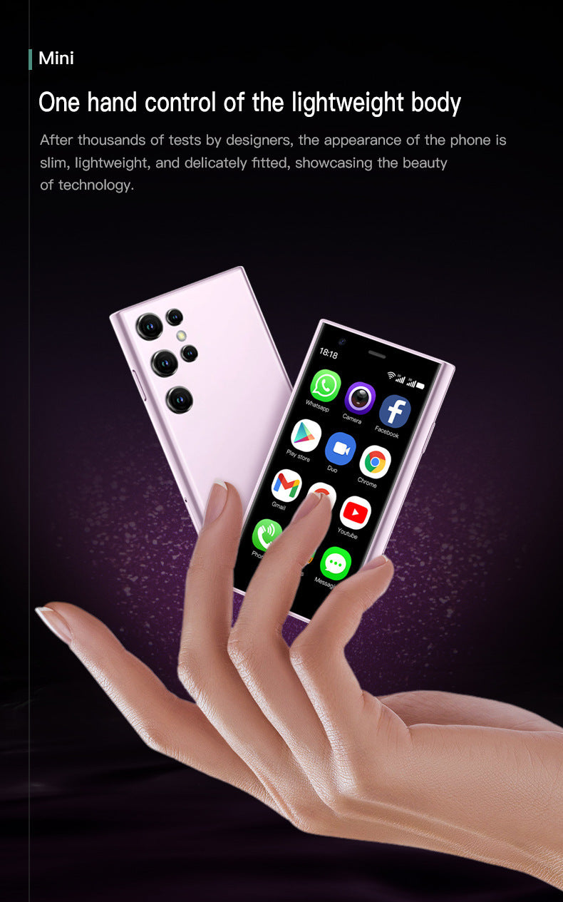 Sono S23pro Ultra Small Mobile Phone Google Store Quad-Core Traditional Chinese Android Smart Mini Backup Phone