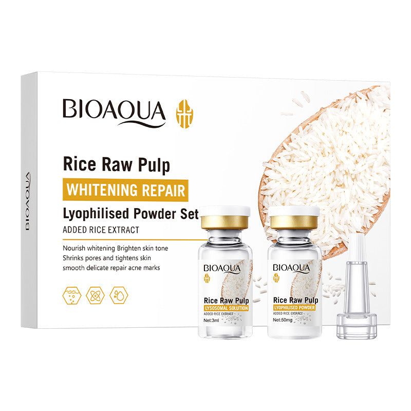Rice Freeze-Dried Powder Set BIOAOUA Whitening and Repairing Original Powder Freeze-Dried Powder Cross-Border Wholesale