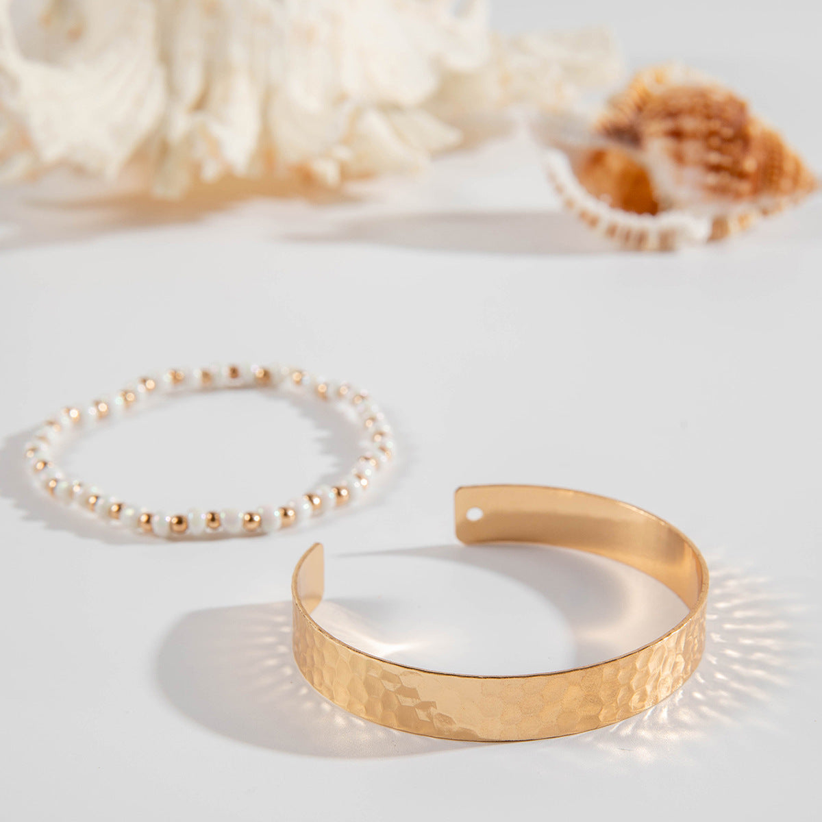 European and American Style Bracelet Bohemian Devil's Eye Bracelet Design Sense Inlaid Diamond Oil Drop Exaggerated Bracelet Set