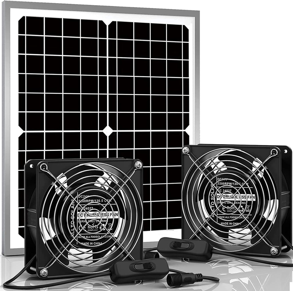 Hot Selling Waterproof Solar Fan Kit20W Solar Panel Fan,Suitable for chicken coops and sheds