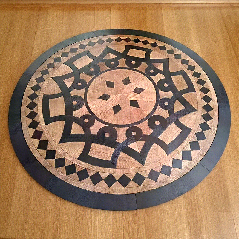 15mm Custom Multi-Layer White Oak Parquet Flooring | Waterproof Engineered Decorative Panels for Exterior Outdoor Basement Use